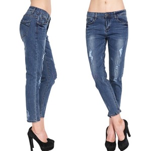 Regular Fit Floral Pattern Vintage Straight Denim <b>Jeans</b> Lady <b>Jean</b> 249 Crumple Mid Waist Young Girls <b>Women</b> Casual Pants Autumn - Product Image 4