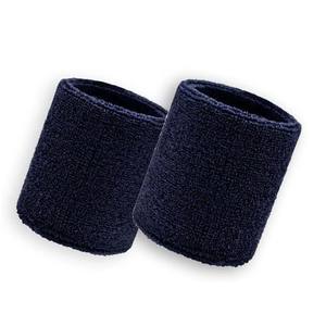 En gros, Bandeaux de poignet en coton éponge élastiques unisexe avec broderie et fermeture éclair pour le sport et le tennis - Product Image 5