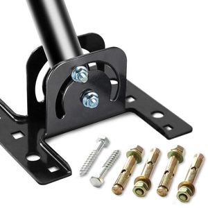 Antenna TV Universale G01 Regolabile a 180 Gradi, Nera, con Staffa a Palo J, Antenna TV Digitale HD Amplificata per DTV - Product Image 6