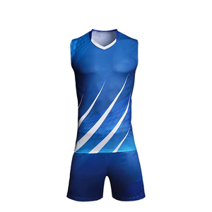 Uniforme de voleibol profesional hecho de tela de poliéster ligera diseñado para entrenamientos, partidos y juegos oficiales. - Product Image 1