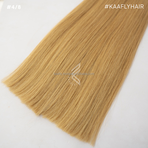 Dos extensiones de cabello natural 100% Extensiones de cabello natural humano en punta plana para salones - Product Image 3