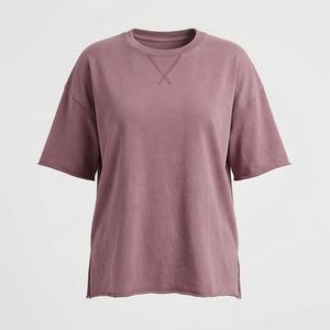 Camisetas de Mujer con Lavado Ácido, Producto Más Vendido, Camisetas de Mujer para Uso Casual, Precio Razonable, Color Personalizado, a la Moda - Product Image 1