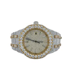 Reloj de Lujo con Moissanita Estilo Hip Hop, Totalmente Cubierto de Diamantes, Reloj para Hombre, Venta al Por Mayor - Product Image 3