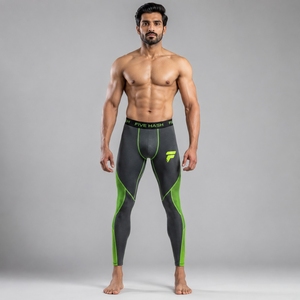 Professional men <b>leggings</b> offering premium comfort flexible fit durable <b>stitching</b> and reliable performance for training - Product Image 4