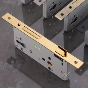 Poignées de meuble cylindriques modernes robustes à 3 broches en laiton massif et zinc pour mobilier de bureau, d'hôpital et d'école - Product Image 2