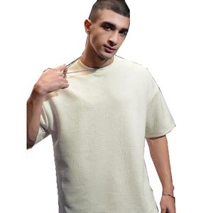 Vente en gros 2025 T-Shirt en coton biologique de haute qualité 100% à épaules tombantes surdimensionné 300 Gsm Style Hip Hop grande taille - Product Image 3