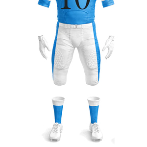 Uniforme de Fútbol Americano de Alto Rendimiento, Transpirable, 100% Poliéster, Tejido de Secado Rápido, Impresión por Transferencia de Calor, Colores Personalizados, OEM - Product Image 3