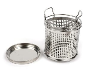 Porte-ustensiles rond en acier inoxydable pour la cuisine, organisateur durable et moderne - Product Image 2