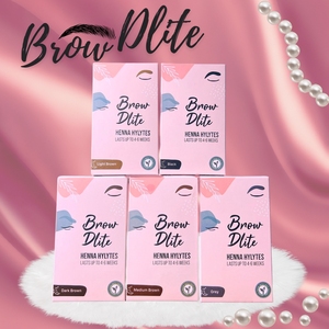 Kit de poudre à sourcils BrowDlite au henné naturel à double applicateur, formule longue durée et waterproof, ingrédients minéraux teintés - Product Image 6