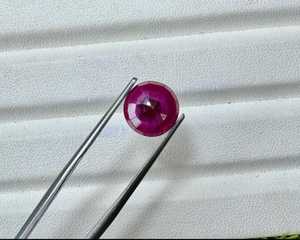 Pierre précieuse en rubis thaïlandais naturel, coupe ronde, Chanthaburi, pierre en vrac pour la fabrication de bijoux, bagues, pendentifs, boucles d'oreilles, haute qualité - Product Image 2