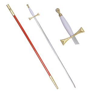 Épée maçonnique et épée templier, épée historique en métal fabriquée à la main - Product Image 4