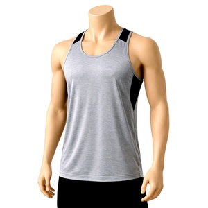 RTS Samavia Heather Texture Running <b>Singlet</b> <b>Men</b> | OEM Bulk Quantity Service | Breathable Spandex Plus Size <b>Men's</b> Tank Tops - Product Image 5