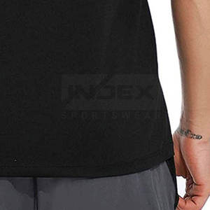 เสื้อกล้ามผู้ชายทรงสปอร์ต คอโอ ผ้าถัก สีพื้น แห้งเร็ว เหมาะสำหรับออกกำลังกาย ผลิตจากโพลีเอสเตอร์ - Product Image 4