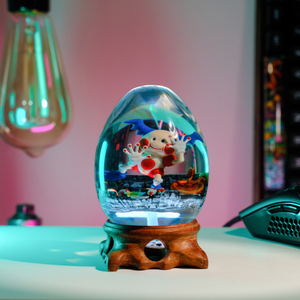 Lámpara de resina personalizada, lámpara de resina Snolax, luz nocturna personalizada, lámpara de epoxi Pokémon, lámpara art déco, regalo personalizado, regalo hecho a mano - Product Image 6