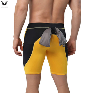 Wholesale Rate New Arrival <b>High</b> Waist Athletic Compression Shorts With Pockets, Slim Fit, Quick Dry, Yoga Workout Running Shorts - Product Image 5