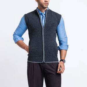 Fully Breathable And Quick Dry Men Knitted Zipper Sweaters Men High Quality Knitted Zipper Sweaters For Sale - Product Image 3