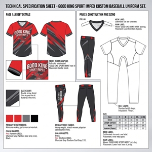 Uniforme de Béisbol Sublimado Personalizado, Conjunto de Camiseta y Pantalones para Hombre, Fabricante de Ropa Deportiva con Logotipo Personalizado OEM, Venta al Por Mayor - Product Image 6
