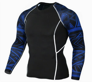 เสื้อรัดรูป MMA Rush GUARD แขนยาวพิมพ์ลายแบบระเหิด Jitsu grappling BJJ - Product Image 2