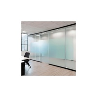 Style de conception moderne Portes en verre PDLC multifonctionnelles intelligentes pour bureaux maisons Acier ouverture manuelle Filet en fibre de verre