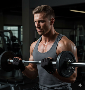 Guantes Deportivos RexFit Unisex Antideslizantes para Gimnasio y Fitness, Material PU, Guantes para Levantamiento de Pesas, Medios Dedos, Soporte para Muñeca, Ligeros - Product Image 4