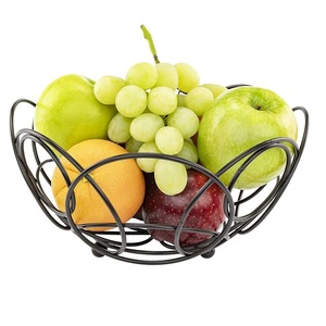 Panier à fruits unique en métal, design personnalisé, panier de rangement en acier, panier à fruits, produit phare pour la décoration de la maison, de la cuisine et de la table - Product Image 3