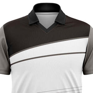 Conjunto Deportivo para Hombre 100% Poliéster, Blanco, Negro y Gris, con Estampado por Transferencia de Calor, Transpirable, Ligero, Sin Costuras, Uniformes para Adultos - Product Image 2