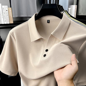 เสื้อยืดผู้ชาย ปักลาย พิมพ์ลาย เรียบง่าย สบายๆ เสื้อกอล์ฟ รับสกรีนโลโก้ - Product Image 2