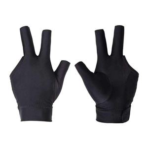 Guantes de Billar de Nailon y Spandex Ligeros de Tres Dedos con Logotipo Personalizado, Guantes de Snooker Antidesgaste y Elásticos para Zurdos - Product Image 1