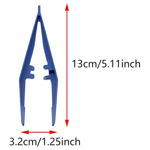 Pinces en plastique à poignée plate et à poignée arrondie, pinces à verrouillage ZetomedPro - Product Image 5