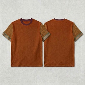 Camiseta de Algodón Lisa para Hombre, Manga Corta, Ultra Suave, Transpirable, Color Sólido, Ropa Casual para Hombre, Camisetas para Hombre Europeos - Product Image 3