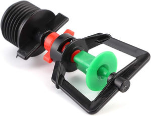 Micro-asperseur rotatif à 360 degrés de haute qualité, rotor vert, cadre noir, mini-pulvérisateur d'eau pour l'agriculture et les serres - Product Image 1