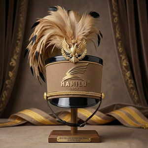 Chapeaux Shako Napoléonien Français en Tissu 100% Laine, Ajustables, pour l'Extérieur, avec Logo Imprimé, Vente en Gros - Product Image 3