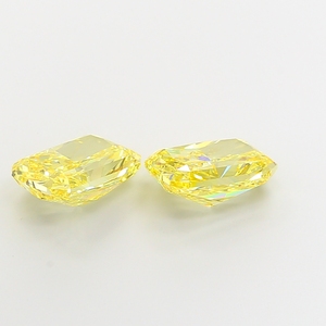 1 Diamante CVD Cultivado en Laboratorio, Corte Radiante, Color Amarillo Fantasía, Certificado IGI, para Joyería Femenina - Product Image 3