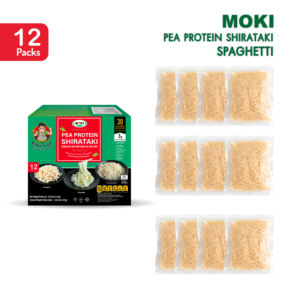 Nouilles Shirataki aux protéines de pois raffinées instantanées MOKI, faibles en glucides, avec konjac, 0% de matières grasses, temps de cuisson de 2 à 3 minutes, 100g - Product Image 3