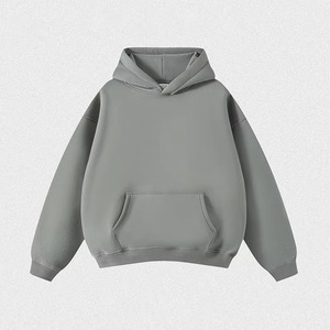 Foreign Trade Original 700G Polyester Fleece Padded Vests Digital Print Reticulation Long Regular Fit Winter Men's Quick <b>Hoodie</b> - Product Image 2