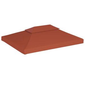 Couverture de pavillon et pergola à 2 niveaux en terre cuite, 9,1 oz/po², 13,1 x 9,8 - Product Image 2