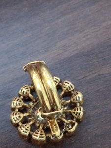 Amaira Jewels Gold Plated <b>Silver</b> Green Doublet Floral Oval Cluster <b>Ring</b> Classic Style <b>Adjustable</b> Unisex Jewelry Daily Wear <b>Ring</b> - Product Image 4