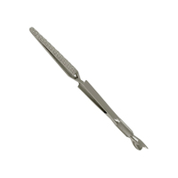 Pince à épiler professionnelle en acier inoxydable pour nail art, baguette magique, double tête en C, outils multifonctions pour pincer les ongles, pour gel acrylique