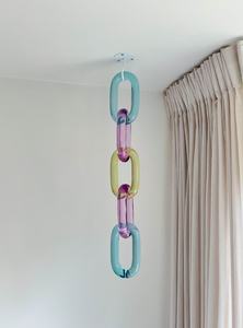 โซ่อะคริลิกตกแต่งหลากสีสัน ทำจากเรซิ่นพลาสติก สำหรับแขวนประดับโคมไฟระย้า ตกแต่งบ้าน ห้องพัก หรือใช้เป็นม่านกั้นห้อง - Product Image 4