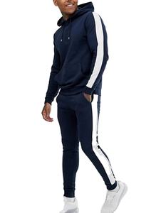 Couper et coudre 100% coton personnaliser Streetwear sérigraphie hommes survêtements 300 GSM survêtement organique lourd - Product Image 6