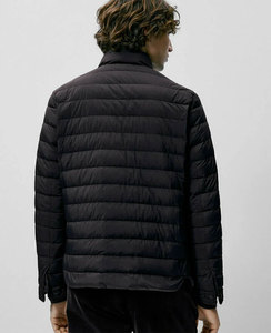 Veste d'hiver matelassée imperméable pour homme 2026, veste matelassée à bulles, veste en duvet verte en polyester, veste matelassée personnalisée pour homme - Product Image 3