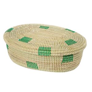 ถาดหญ้าทะเลสำหรับใช้ทุกวัน ทนทาน เหมาะสำหรับใส่ขนมสำหรับครอบครัวและตะกร้าขนมเพื่อสุขภาพ - Product Image 1