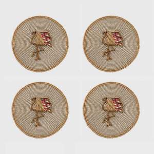 Festival-themed <b>Beaded</b> <b>Coasters</b> for Seasonal Decorations Artistic Handmade <b>Beaded</b> <b>Coasters</b> With Detailing Unique <b>Beaded</b> <b>coaster</b> - Product Image 3