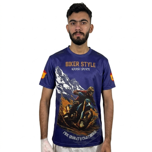 เสื้อยืดพิมพ์ลายแบบซับลิเมชั่นคุณภาพสูงลดราคาพิเศษ เสื้อยืดซับลิเมชั่นทั้งตัว พิมพ์ลายตามสั่ง เสื้อยืดลำลองผู้ชายแบบซับลิเมชั่น - Product Image 1