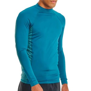 Lightweight Men Compression Rash Guard Sports Shirt For Workout Fitness Training Running And <b>Surfing</b> Custom Logo Men Rash - Product Image 1