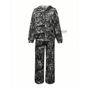 Conjunto deportivo informal para mujer, conjunto deportivo de algodón cepillado para mujer, conjuntos deportivos personalizados para mujer - Product Image 6