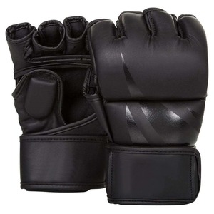 High Quality Customizable PU Leather MMA Boxing <b>Gloves</b> <b>Moisture</b> Wicking Custom Color Logo Closure Adjustable Wrist Comfortable - Product Image 1