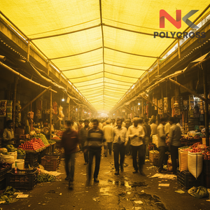 Lona Resistente a Desgarros para Techos de Mercado al Aire Libre con Ojales, Lona para Techos de Mercado de Tamaño Personalizado, Fabricante de Lonas para Techos de Mercado - Product Image 4