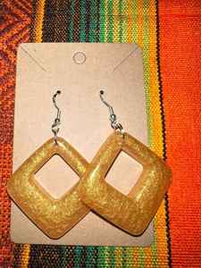 Pendientes de Resina Bordados a Mano, Joyería de Moda de Acero Inoxidable para Mujeres y Niñas, Estilo Clásico para Bodas, Alta Calidad - Product Image 5