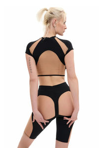 Haut de performance pour femme de pole dance 2026, col montant, léger, respirant, extensible, tenue d'entraînement fitness, service OEM, personnalisable - Product Image 5